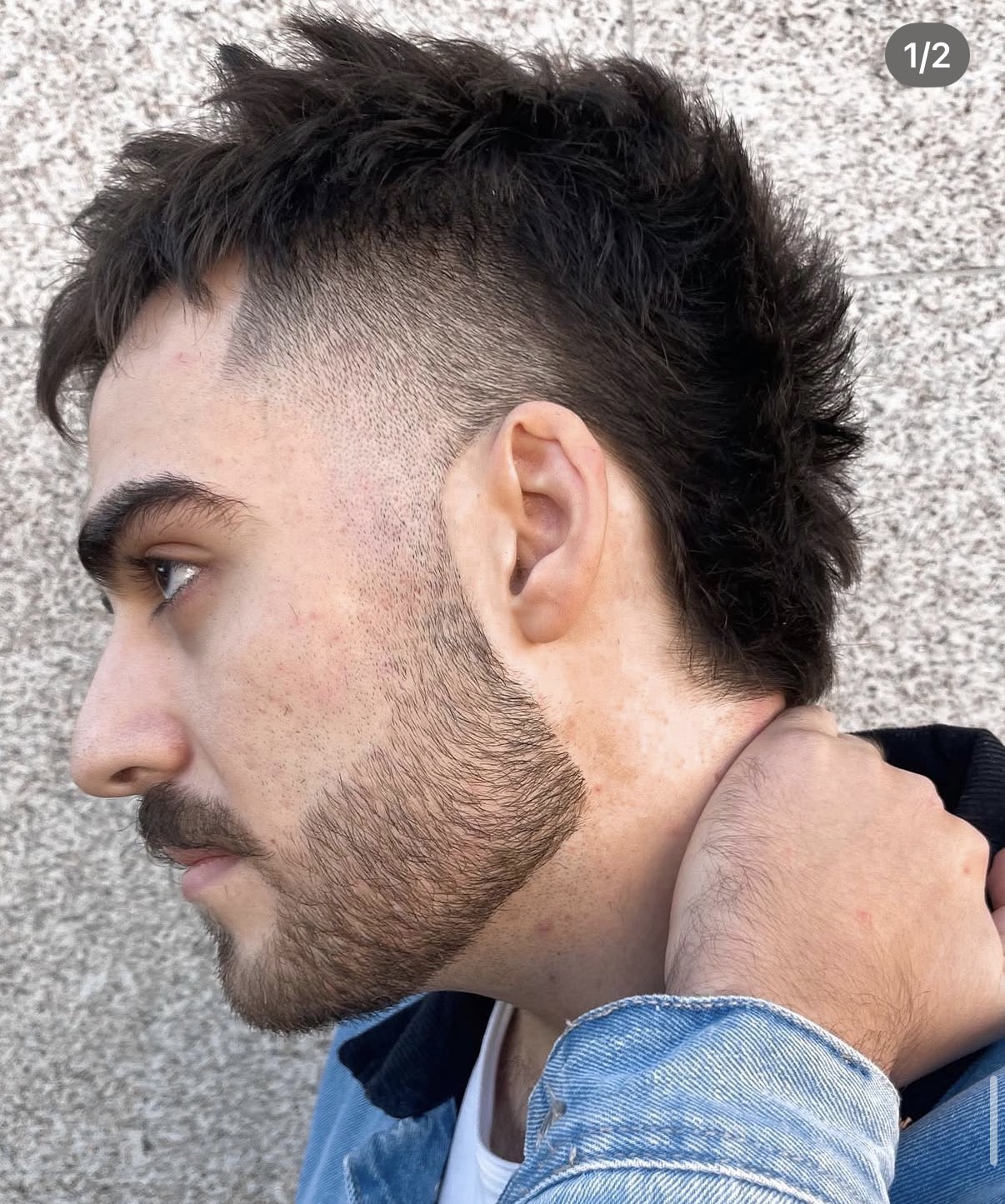 Comprimento e barba alinhada — trabalho da Barbearia do Miguel